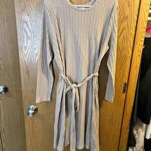 Elegant Beige Maternity Dress